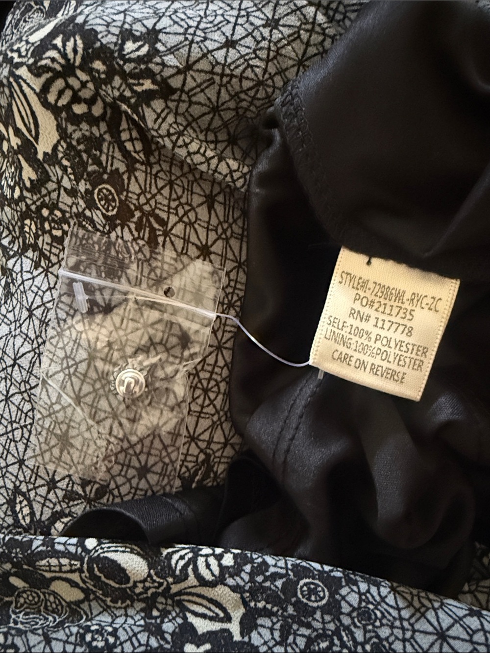 Lovestich Border Print Long Sleeve Maxi Dress - Picture 6 of 7